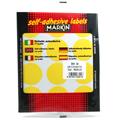 BUSTA ETICHETTA 9 DM.34 GIALLO X10009G