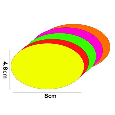 SEGNAPREZZI PICCOLI PZ.50 OVALE 1091/6 40006