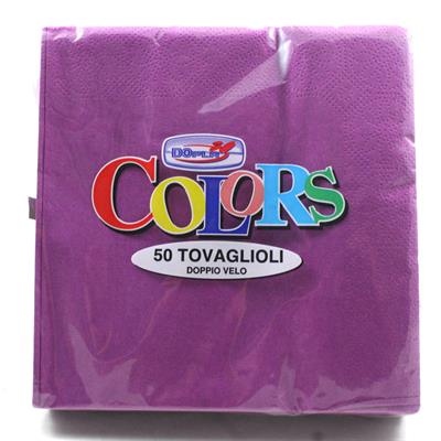 TOVAGLIOLI DOPLA 33X33 PZ.50 VIOLA