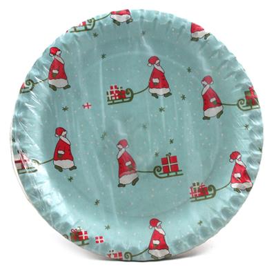 PIATTI D23 P.DUNI 10 PZ BABBO NATALE