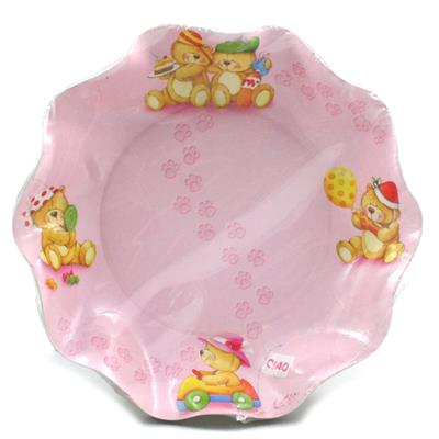 COPPETTE ORSETTO ROSA D.18,5 PZ.10