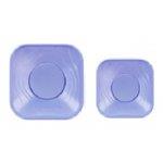 SCODELLE QUADRATE 18X18 PZ.8 LAVANDA