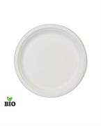 PIATTO POLPA DI CELLULOSA D.18 PZ.50
