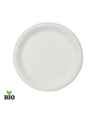 PIATTO POLPA DI CELLULOSA D.18 PZ.50