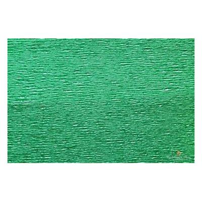 ROTOLI CRESPO GR.60 VERDE BRILLANTE METALLIZZATO 404