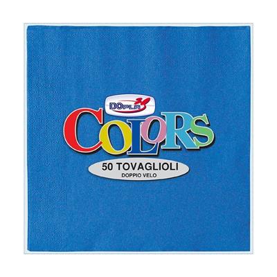 TOVAGLIOLI DOPLA 33X33 PZ.50 BLU