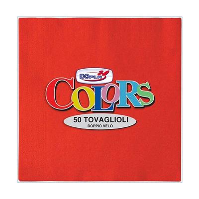 TOVAGLIOLI DOPLA 33X33 PZ.50 ROSSO
