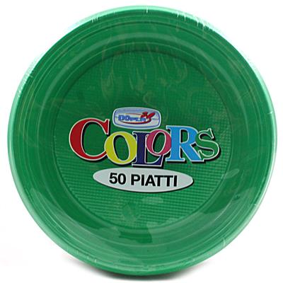 PIATTINI DOPLA PZ.50 VERDI