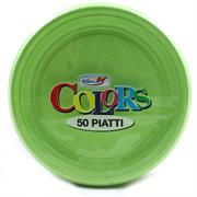 PIATTINI DOPLA PZ.50 VERDE ACIDO