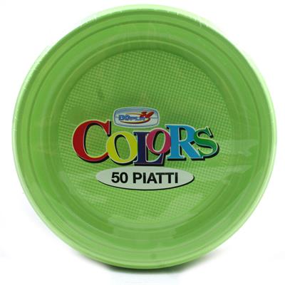 PIATTINI DOPLA PZ.50 VERDE ACIDO