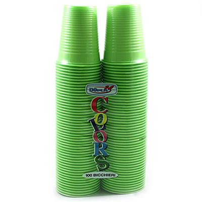 BICCHIERI 200CC PZ.100 VERDE ACIDO