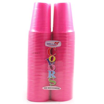 BICCHIERI 200CC PZ.100 FUCSIA