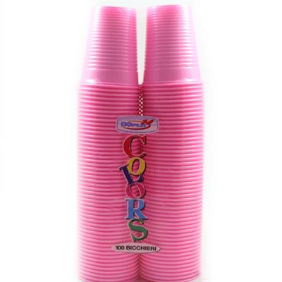 BICCHIERI 200CC PZ.100 ROSA