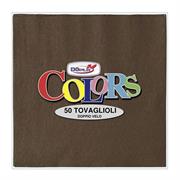 TOVAGLIOLI DOPLA 33X33 PZ.50 CHOCOLATE
