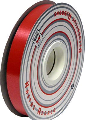 NASTRI SATINETTE MM.19 ROSSO 222/15