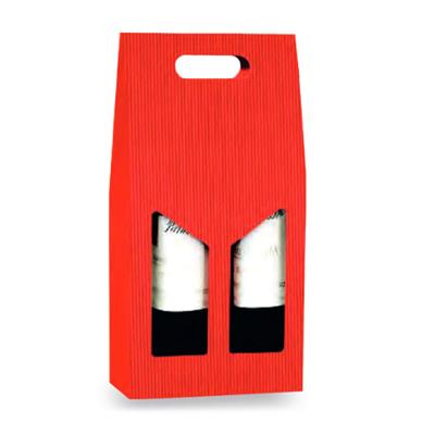 BOX PORTABOTTIGLIA PZ.2 ROSSO