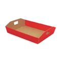 VASSOIO MEDIO CON MANIGLIA 31X24,5X6 ROSSO