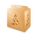 SCATOLA PORTAPANETTONE +BOTTIGLIA 31,2X23,2X35,7 ORO