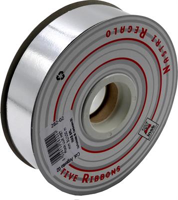 SATINETTE METALLIZZATE MM.31 X 100MT ARGENTO 282/02
