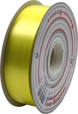 NASTRI SATINETTE MM.31 MT.100 GIALLO LIMONE 233S/51