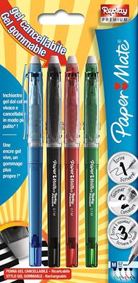 PAPER MATE PENNE REPLAY PREMIUM B/N/R/V CONF DA 4