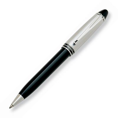 PENNA AURORA IPSLON SFERA CROMATA RESINA NERA B31-CP
