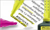 EVIDENZIATORI FABER GRIP 1543 GIALLO