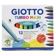PENNARELLI GIOTTO TURBO MAXI 12 COLORI F454000