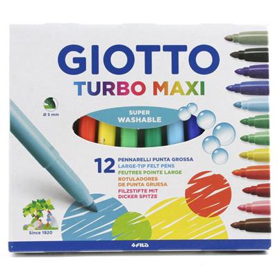 PENNARELLI GIOTTO TURBO MAXI 12 COLORI F454000