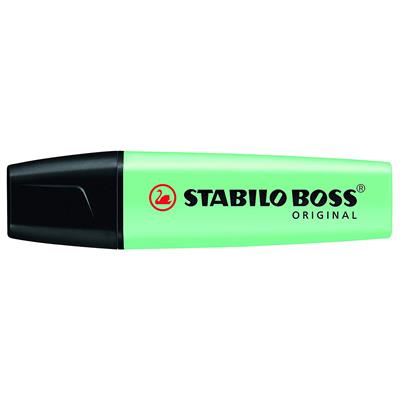 EVIDENZIATORI STABILO BOSS PASTEL VERDE MENTA 70/116