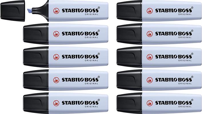 EVIDENZIATORI STABILO BOSS PASTEL CLOUDY BLUE 70/111