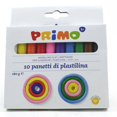 PLASTILINA PLASTICERA 10 COLORI PRIMO 266CP10