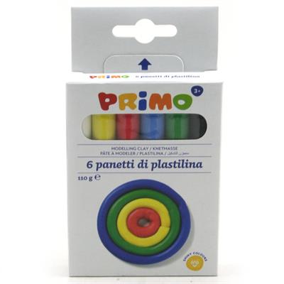 PLASTILINA PLASTICERA 6 COLORI PRIMO 265CP6