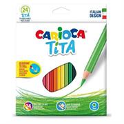 MATITE COLORATE CARIOCA TITA 24 42794