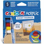 PENNARELLI CARIOCA ACRYLIC 5 COLORI 45280