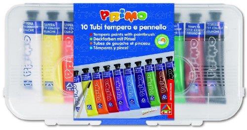 TEMPERA 10 COLORI TUBETTO ALLUMINIO 744T10GAP