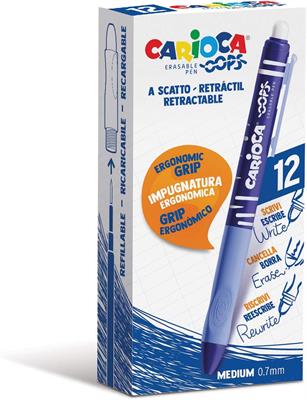 PENNE CANCELLABILI CARIOCA OOPS SCATTO BLE 43043/02