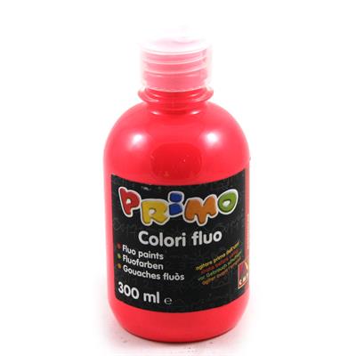 TEMPERA FLUO ML.300 PRIMO 300 ROSSO