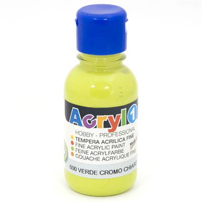TEMPERA ACRILICA ML.125 PRIMO 600 VERDE CROMO CHIARO