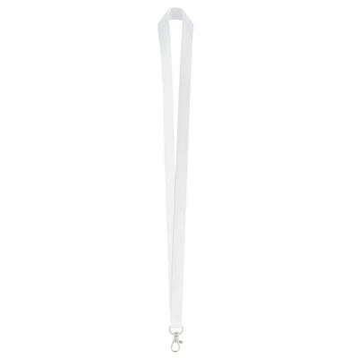 CORDONCINO PORTABADGE CM.45X1.5 BIANCO PZ.10 81009