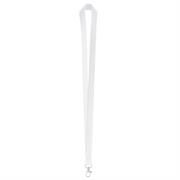 CORDONCINO PORTABADGE CM.45X1.5 BIANCO PZ.10 81009