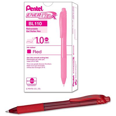 PENNE ENERGEL X 1.0 CLICK ROSSE