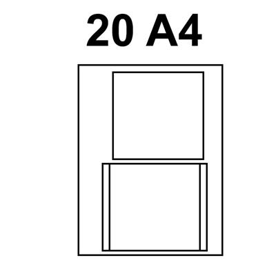 CARTA INKJET GR.200 20FF 150,5X118 INSERTI CD/DVD
