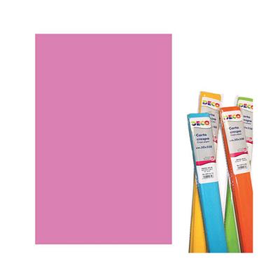 CARTA CRESPA 40GR ROTOLO 50X250 ROSA 10713/08