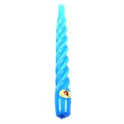 CANDELE TORTIGLIONE LACCATE CELESTE