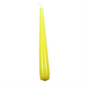 CANDELE CONICHE LACCATE GIALLE