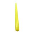 CANDELE CONICHE LACCATE GIALLE
