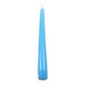 CANDELE CONICHE LACCATE CELESTE