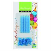 CANDELE TORTA PZ.12 CELESTE 704.05