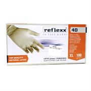 GUANTI IN LATTICE REFLEXX 40 PZ.100 EXTRA LARGE